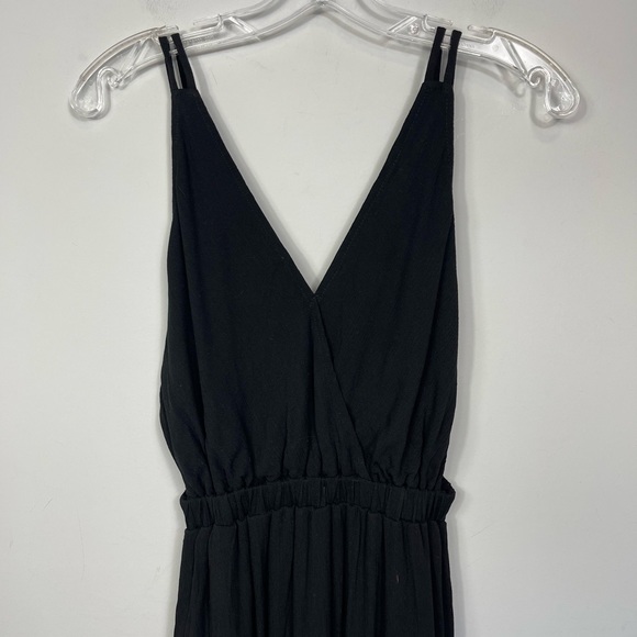 NWT LuLu’s Lost in Paradise Black Maxi Dress XS Lulus Open Back Sexy Side Slits - Picture 7 of 14